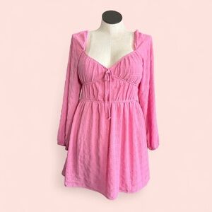 Kingston Fuchsia Long Sleeve Dress